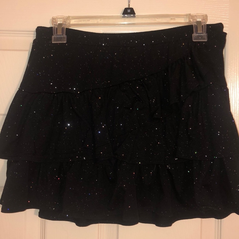 Justice Sparkly Ruffle Skirt